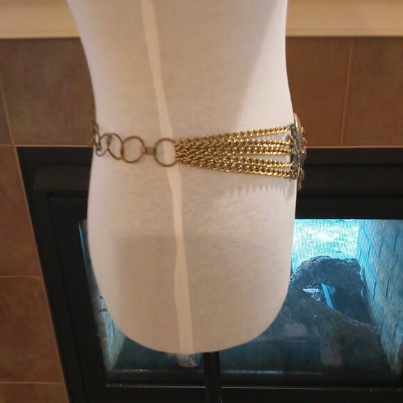 Womens ? Gorgeous Vintage Bohemian Multi Colored Intricately Detailed Belt ? main image 10
